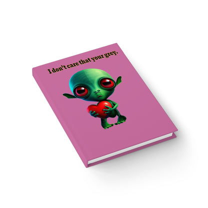 I don't care that your grey - journal-blank (light pink)