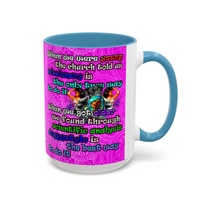 doggystyle - Accent Mug (pink swirl)