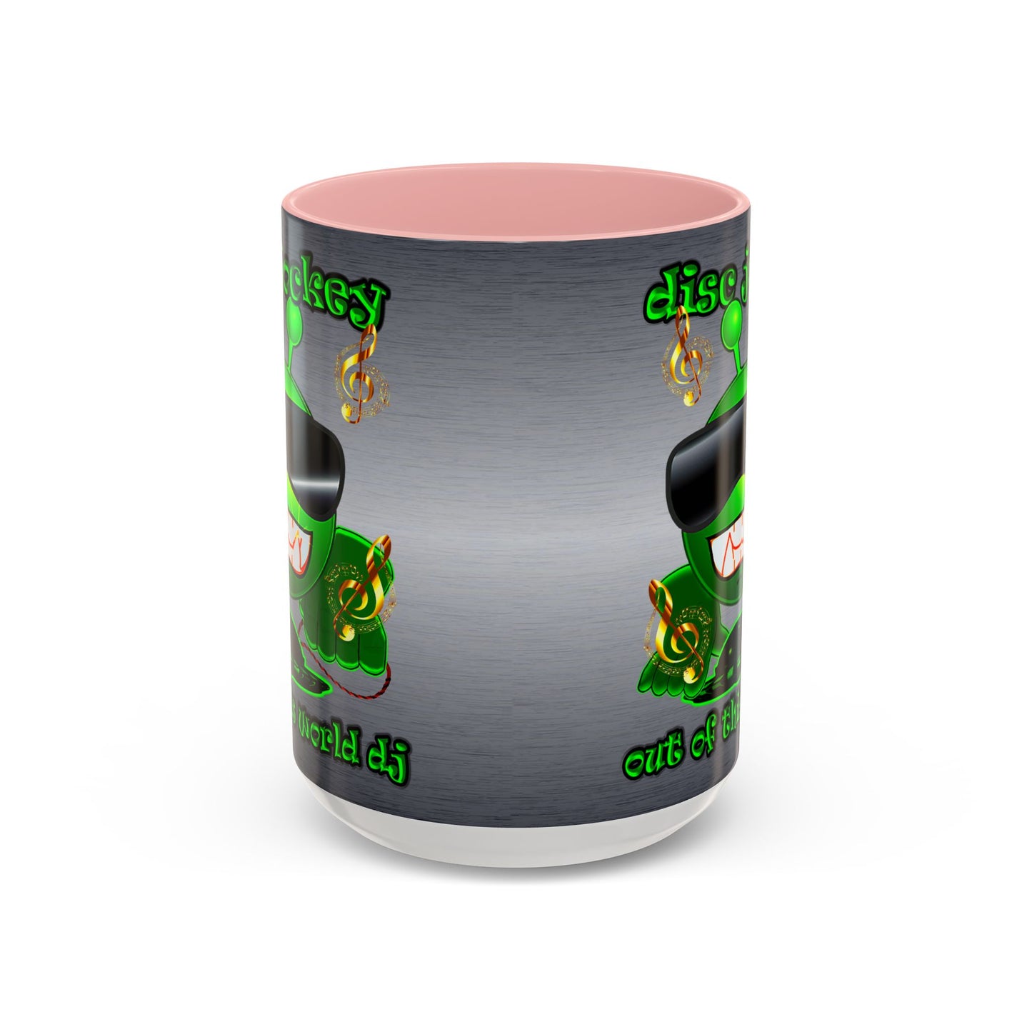 disc jockey - Accent Mug (brushed nickel)