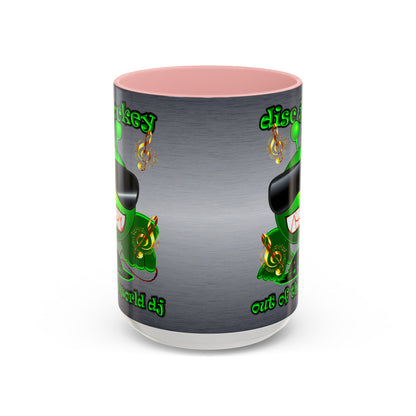 disc jockey - Accent Mug (brushed nickel)