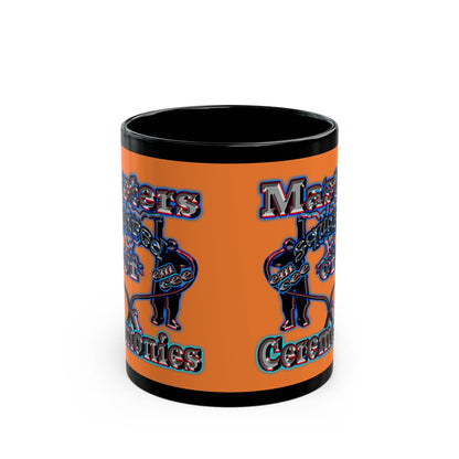 em cee squared - Black Mug (crusta)