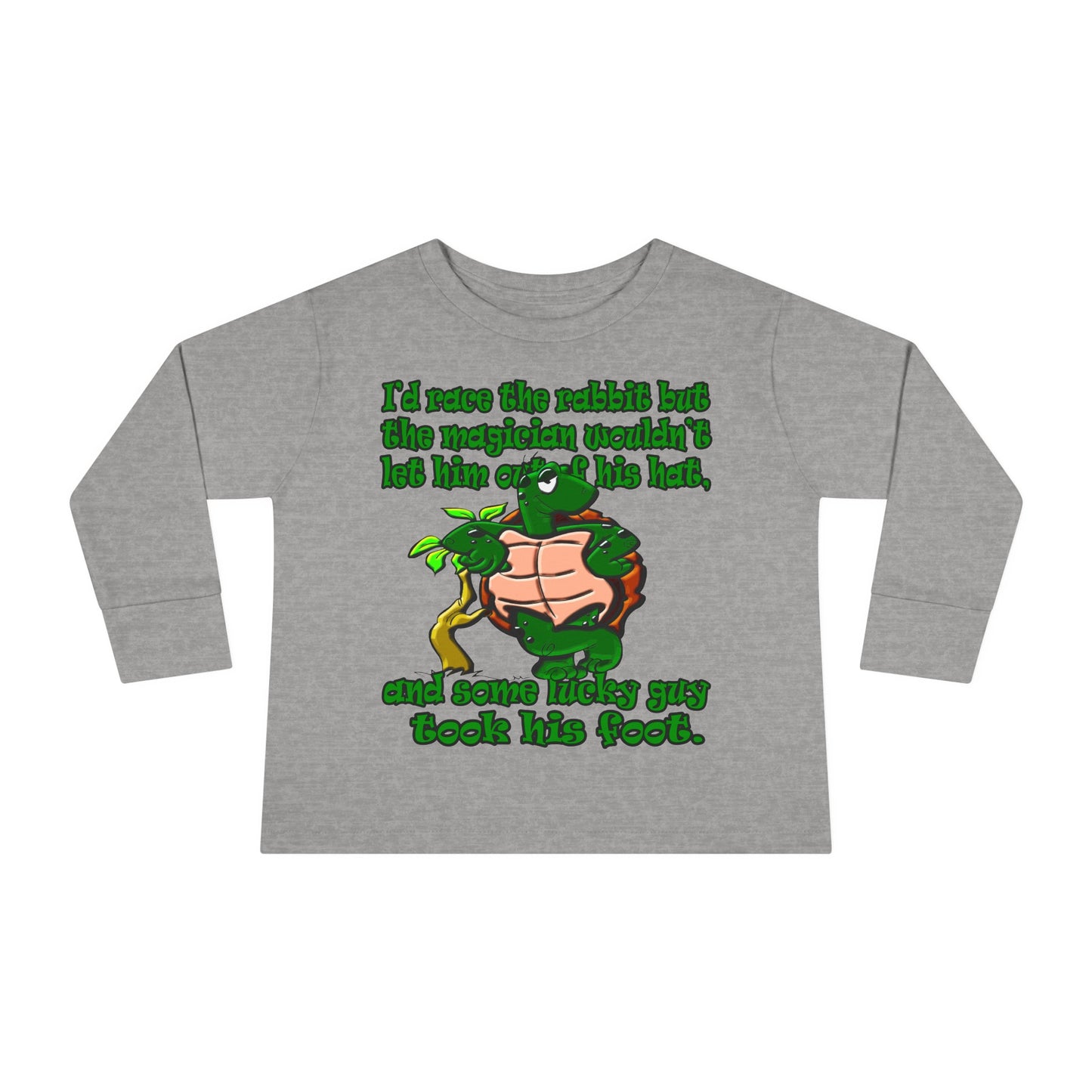 turtle race - Toddler Long Sleeve Tee