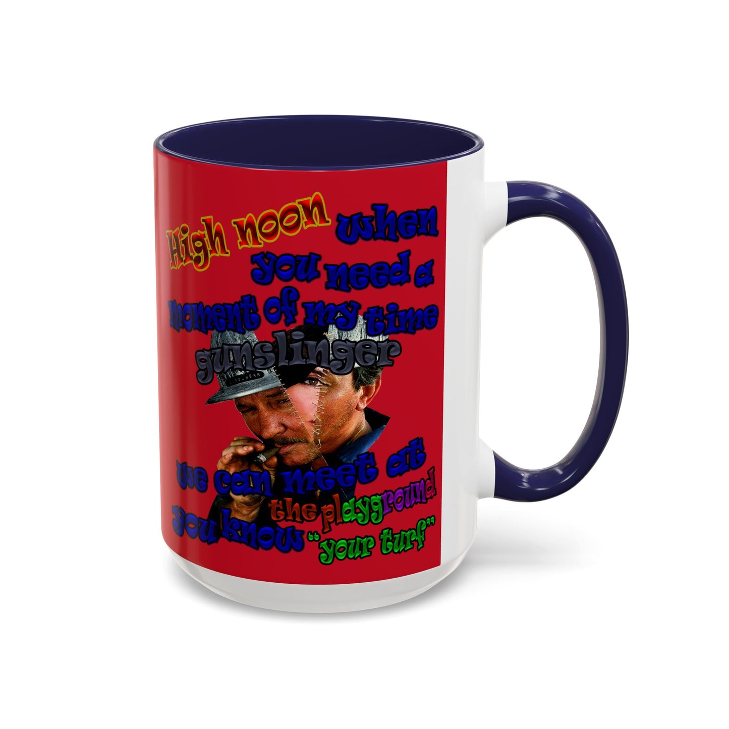 high noon - Accent Mug (dark red)