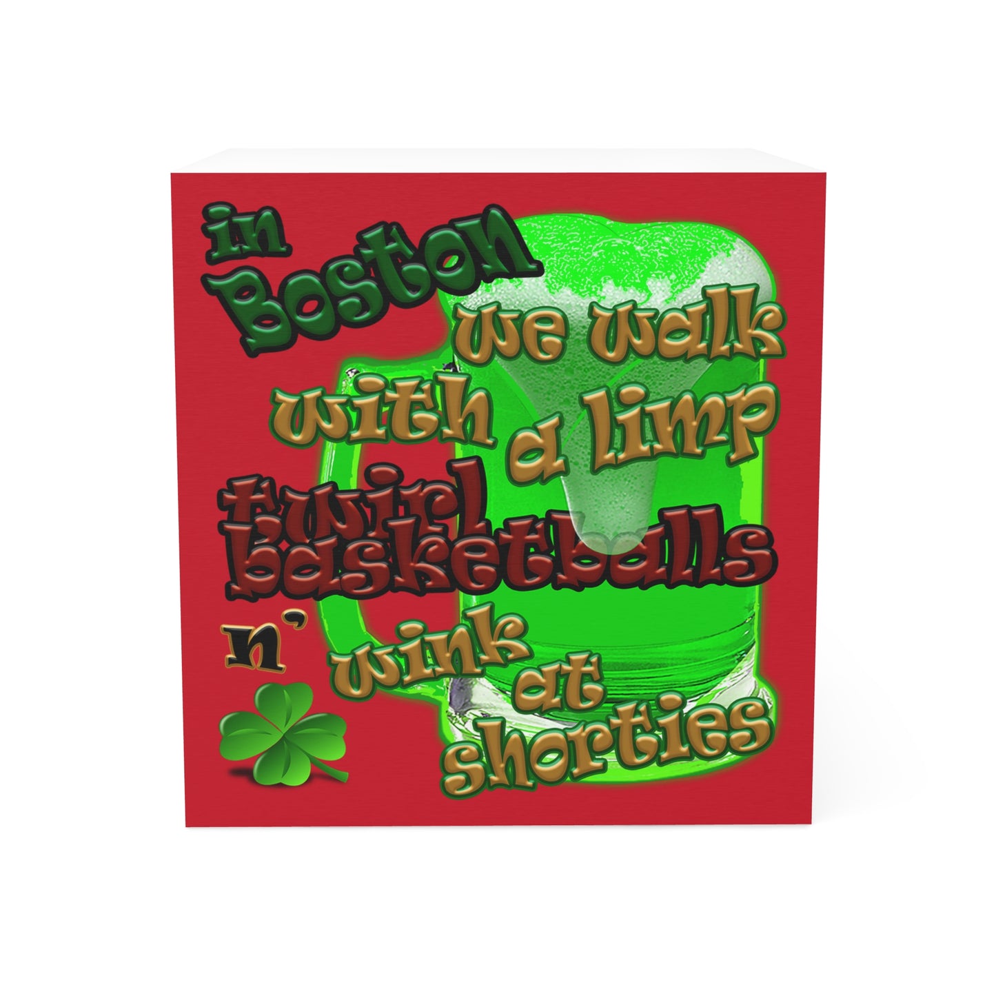 celtic's logo - note cube (dark red)
