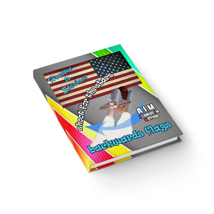 shoot for the stars - journal-lined (rainbow split)