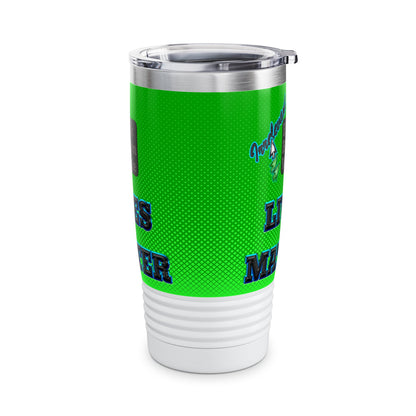 irrelevant - Ringneck Tumbler, 20oz (logo green)