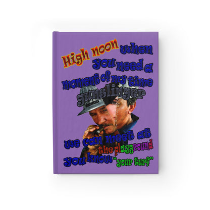 high noon - journal-lined (light purple)