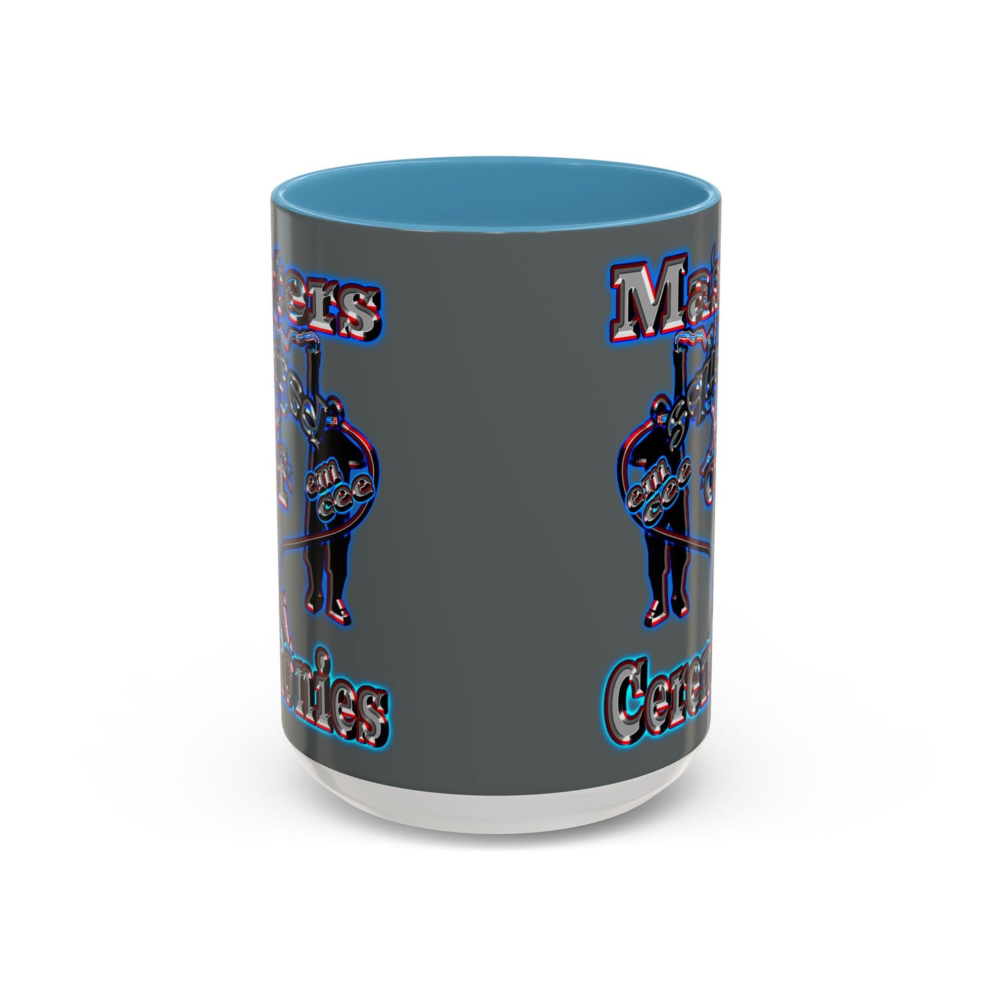 em cee squared - Accent Mug (dark grey)