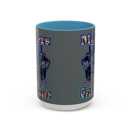 em cee squared - Accent Mug (dark grey)