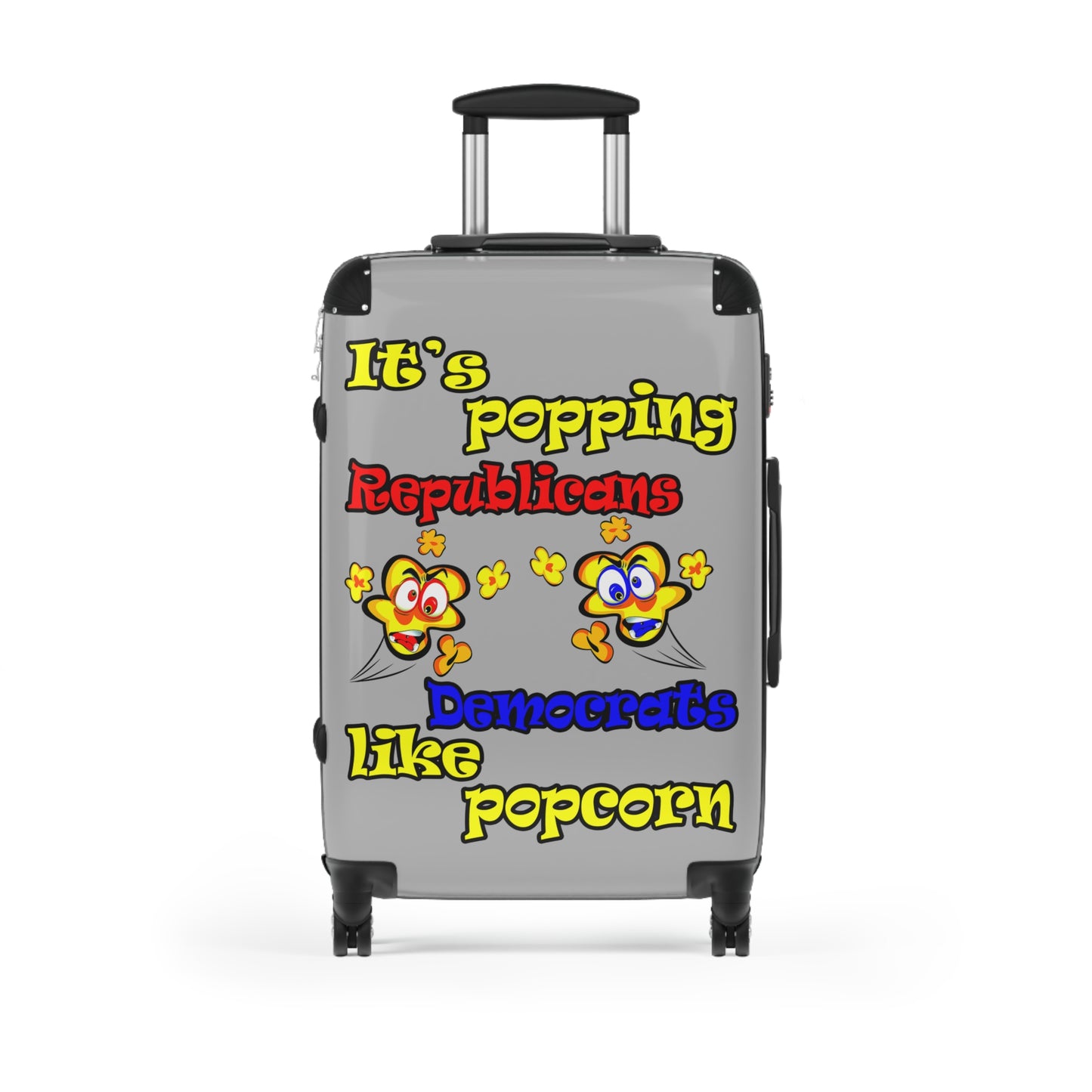 popping like popcorn - Suitcase (light grey)