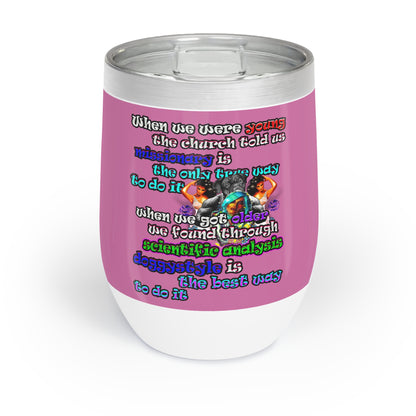 doggystyle - Chill Wine Tumbler (light pink)