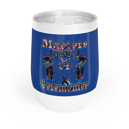 em cee squared - Chill Wine Tumbler (dark blue)