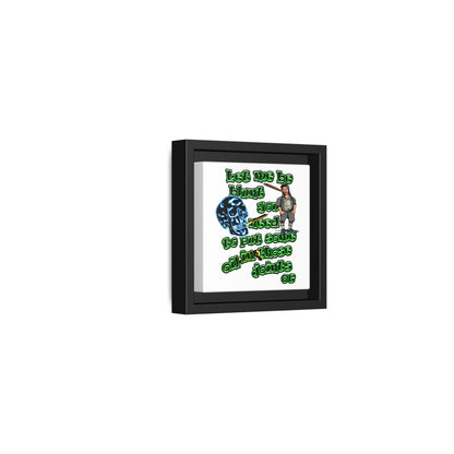 og - framed canvas art (white)
