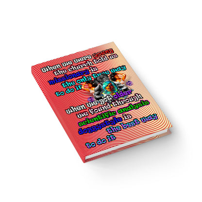 doggystyle - journal-blank (yellow-orange wave)