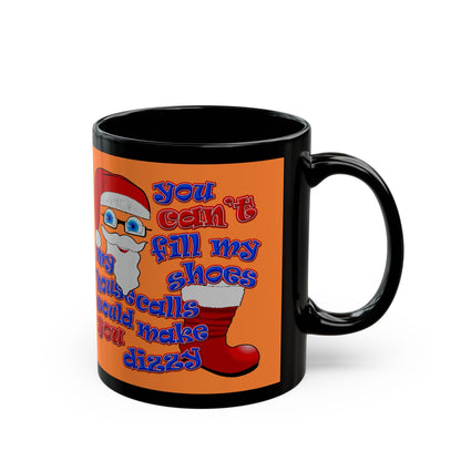 santa's shoes - Black Mug (crusta)