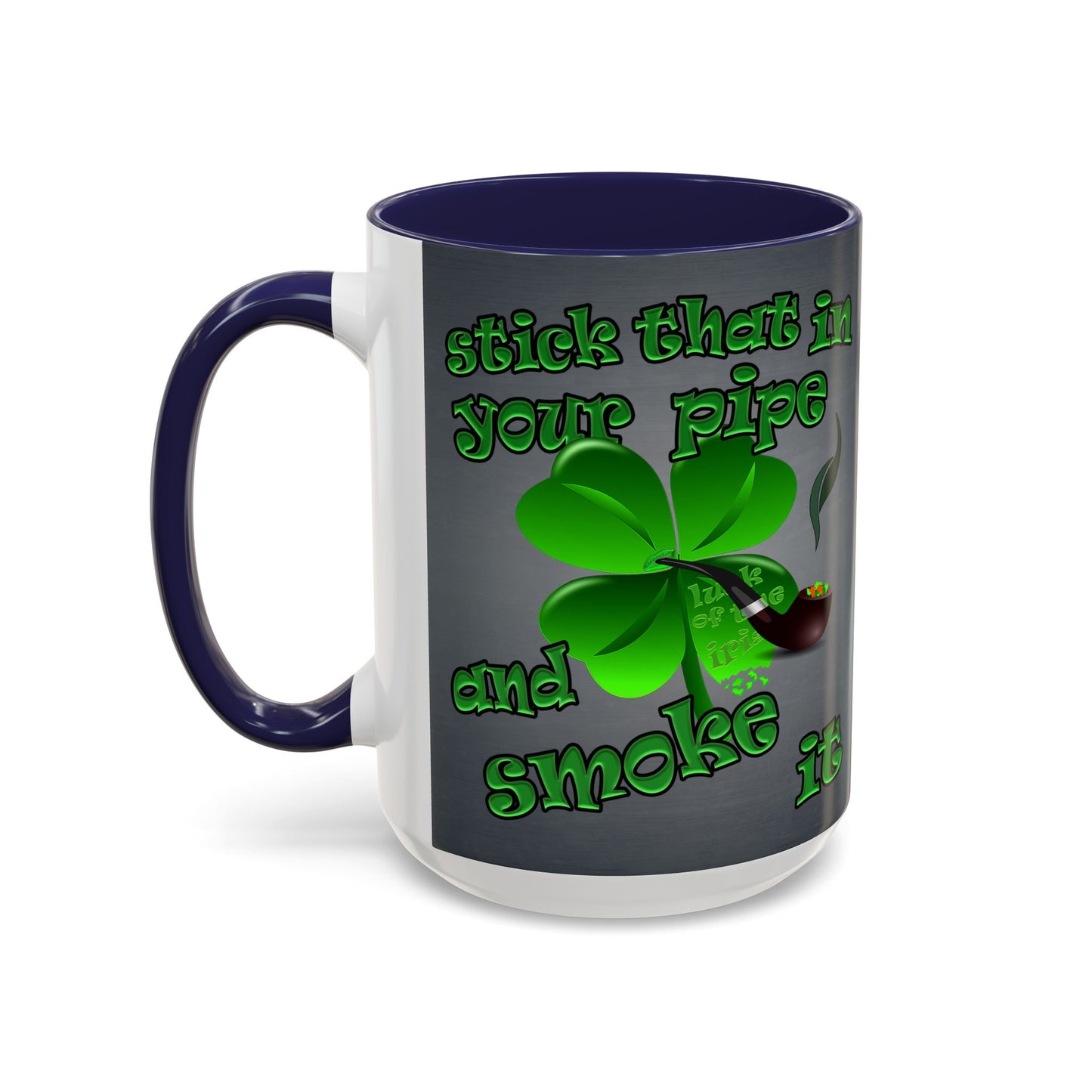 celtics logo - Accent Mug (grey-light grey)