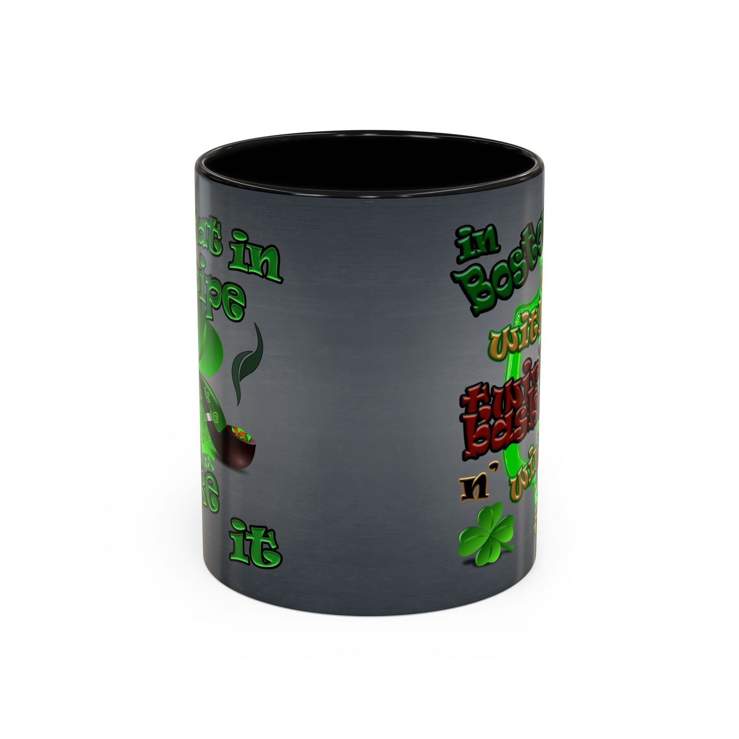 celtics logo - Accent Mug (grey-light grey)