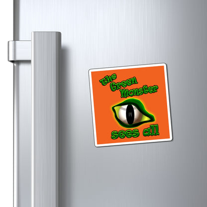 green monster - Magnets - (orange)