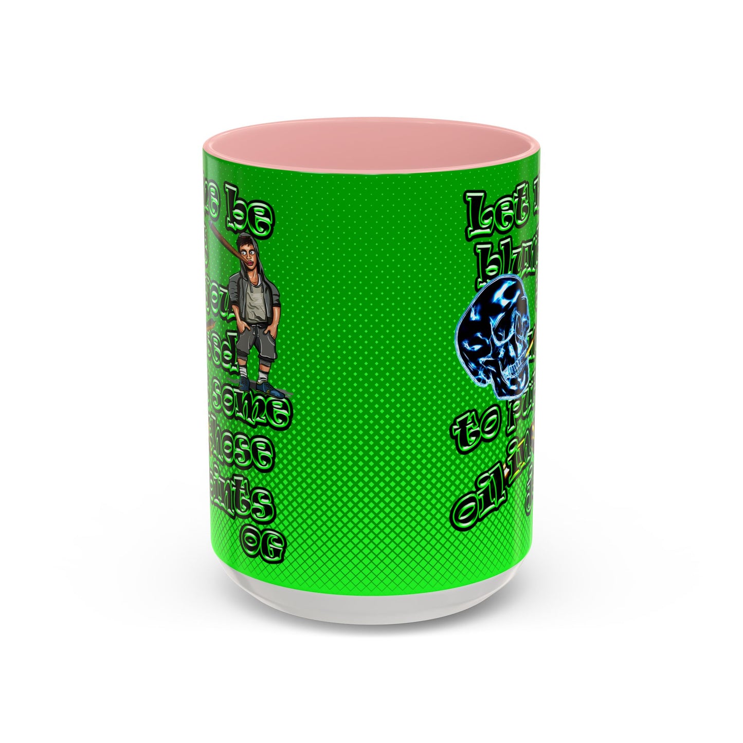 og - Accent Mug (logo green)
