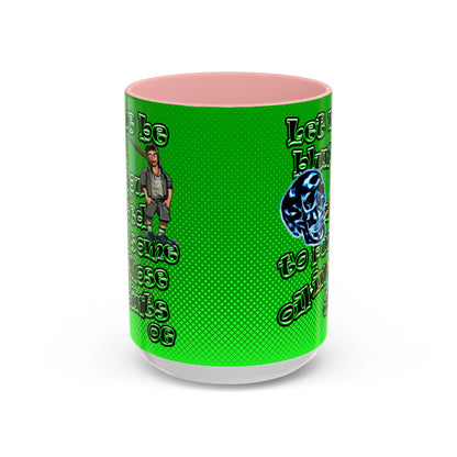 og - Accent Mug (logo green)