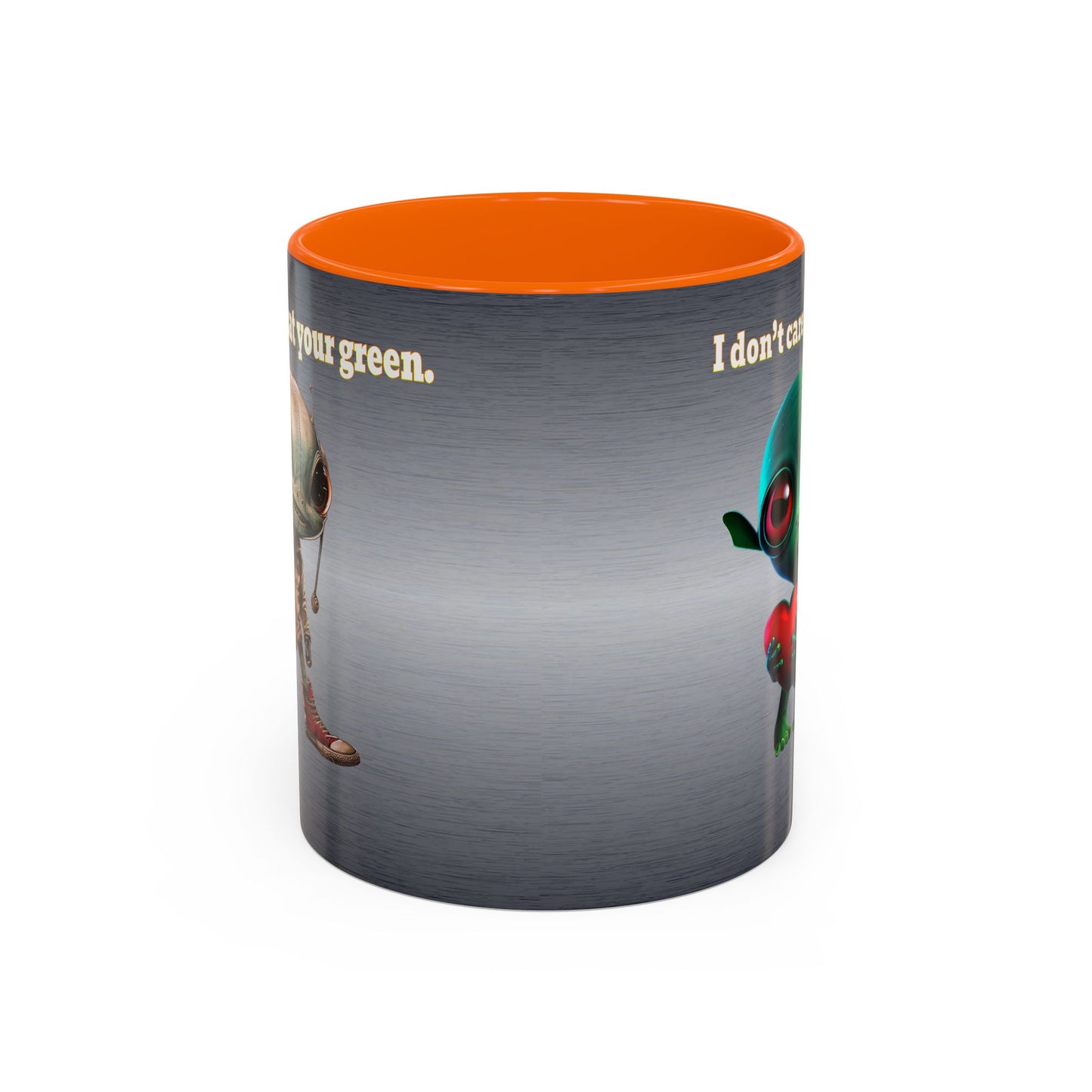 I don't care that your grey - Accent Mug (brushed nickel)