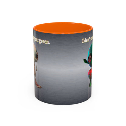 I don't care that your grey - Accent Mug (brushed nickel)