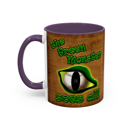 green monster - Accent Mug (brown papyrus)