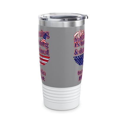 american wing - Ringneck Tumbler, 20oz (grey)