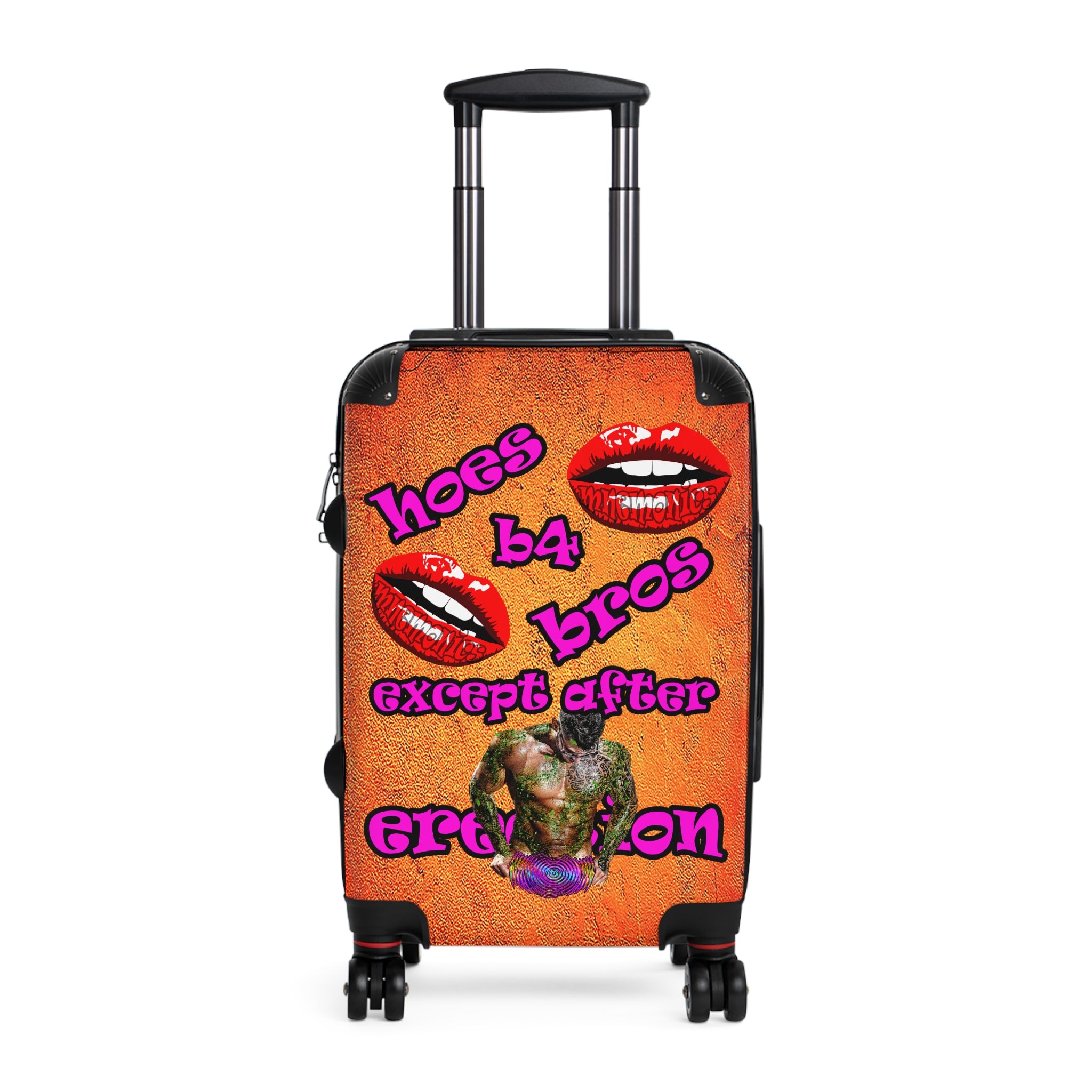 hoes b4 bros - Suitcase (burnt orange)