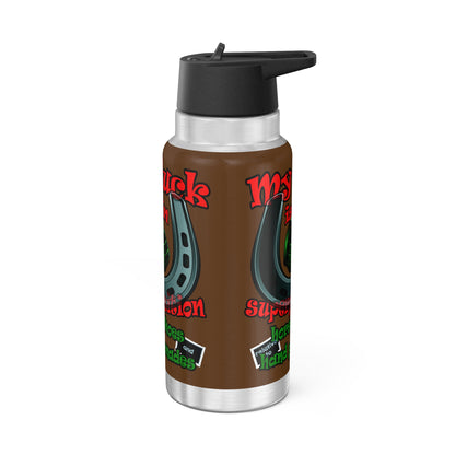my luck - Gator Tumbler, 32oz (brown)