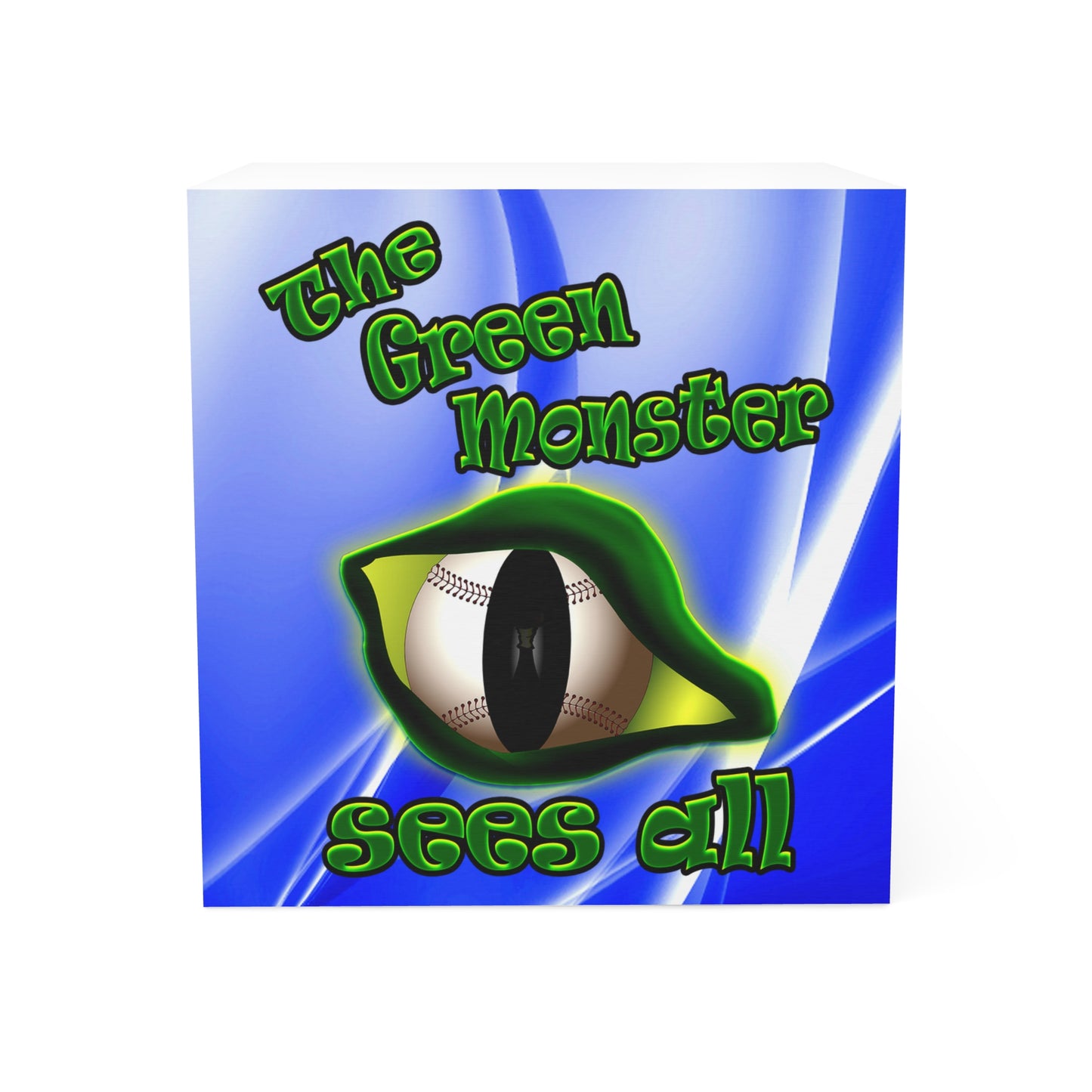 green monster - note cube (blue-white wave)