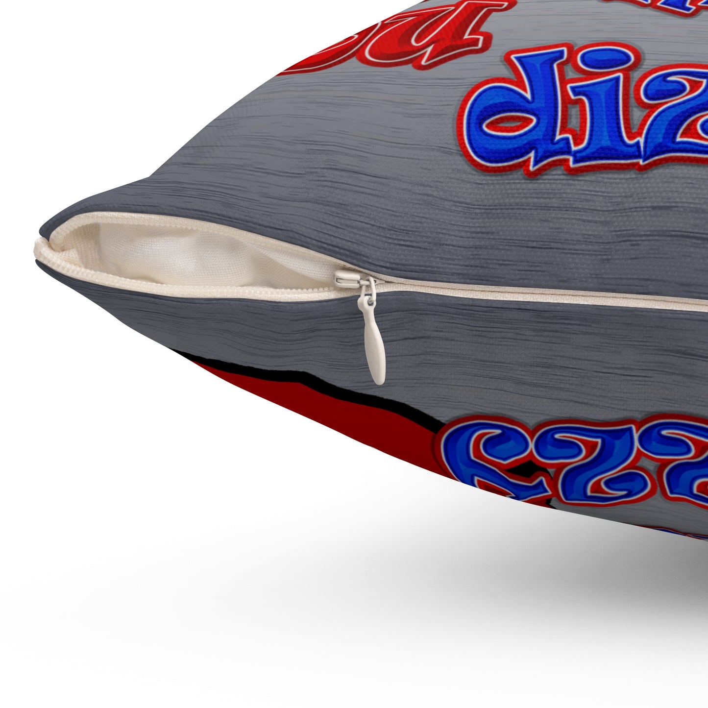 santa's shoes - Spun Polyester Square Pillow - (brushed nickel)
