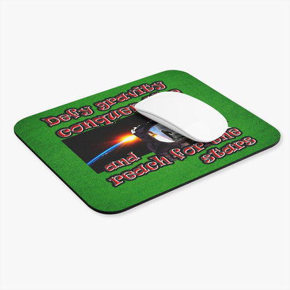 defy conquer reach - Mouse Pad (Rectangle) (green turf)