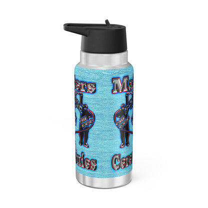 em cee squared - Gator Tumbler, 32oz (faded blue)