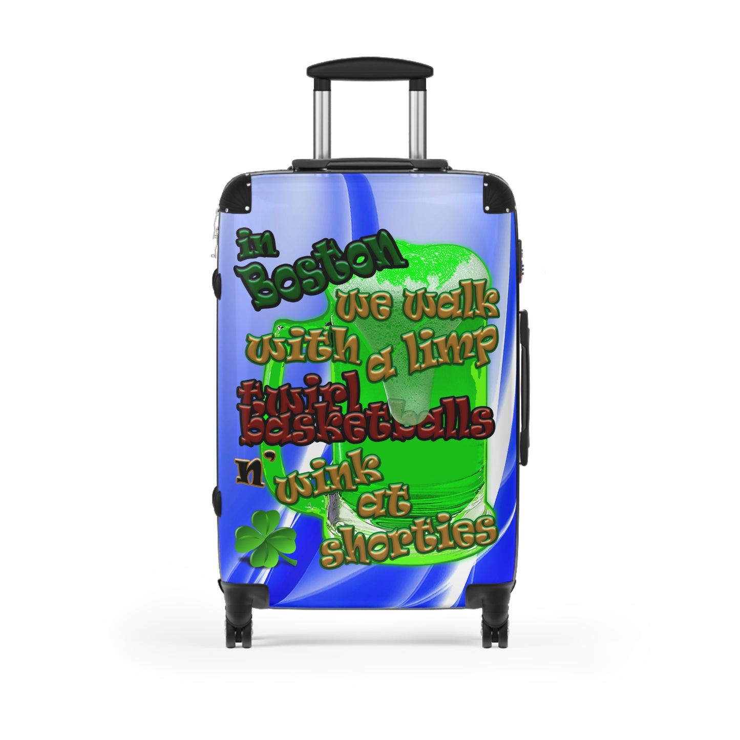celtics logo - Suitcase (blue-white wave)