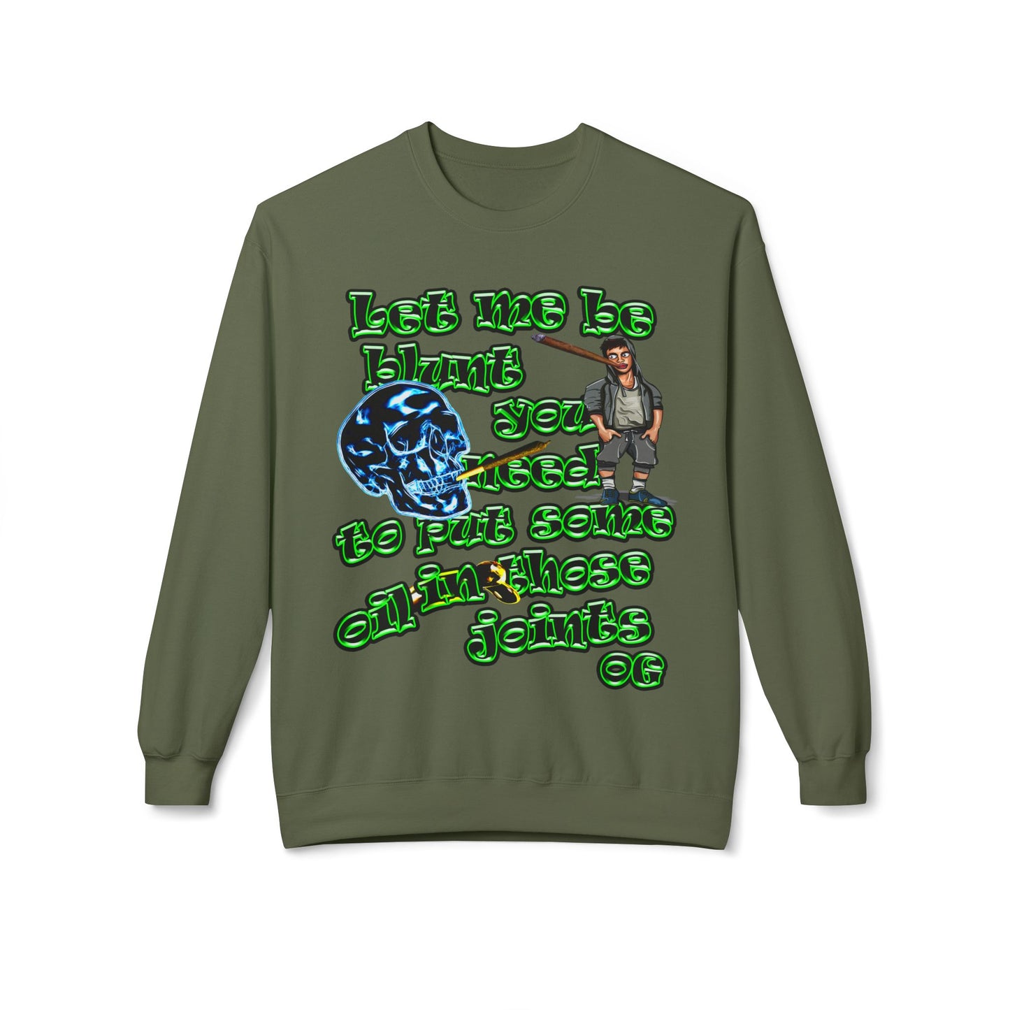 og - Unisex Midweight Softstyle Fleece Crewneck Sweatshirt