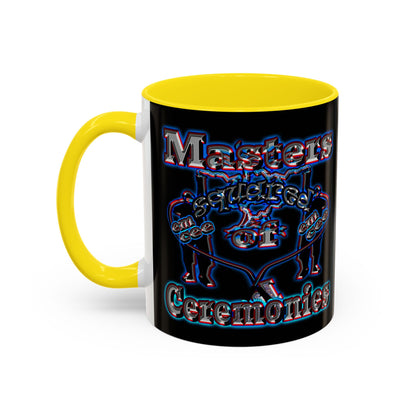 em cee squared - Accent Mug (black)