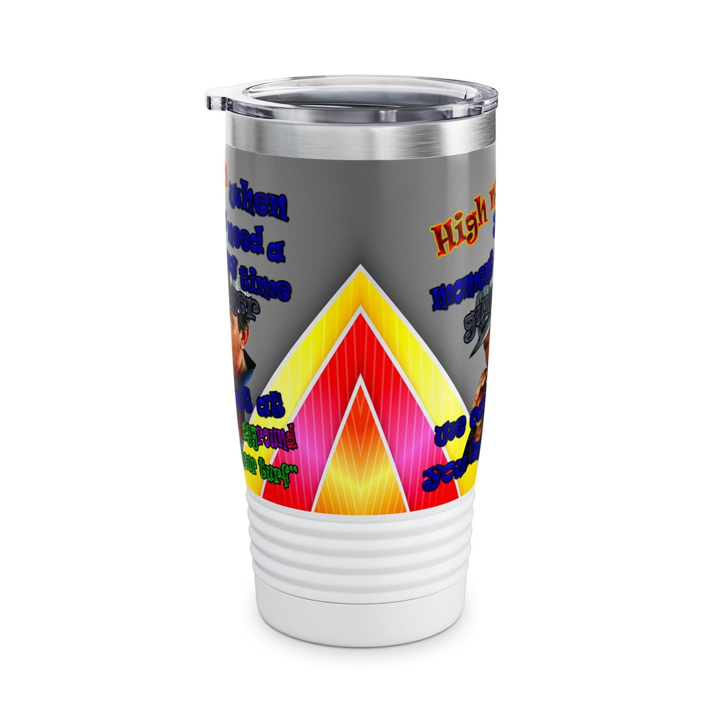 high noon - Ringneck Tumbler, 20oz (rainbow split)