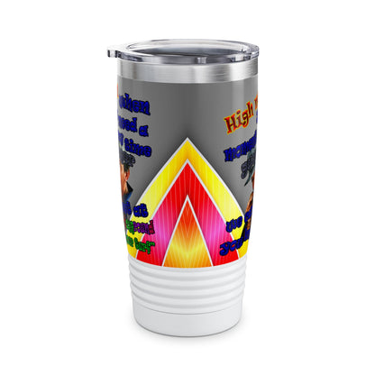 high noon - Ringneck Tumbler, 20oz (rainbow split)