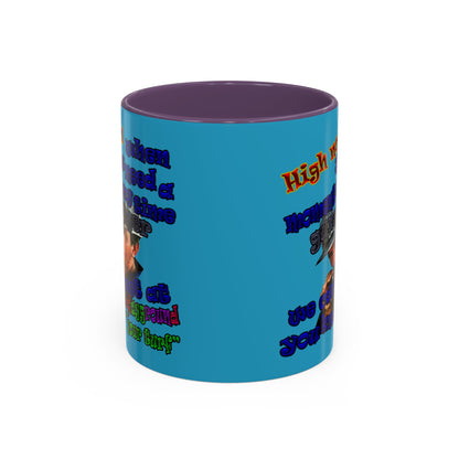 high noon - Accent Mug (turquoise)