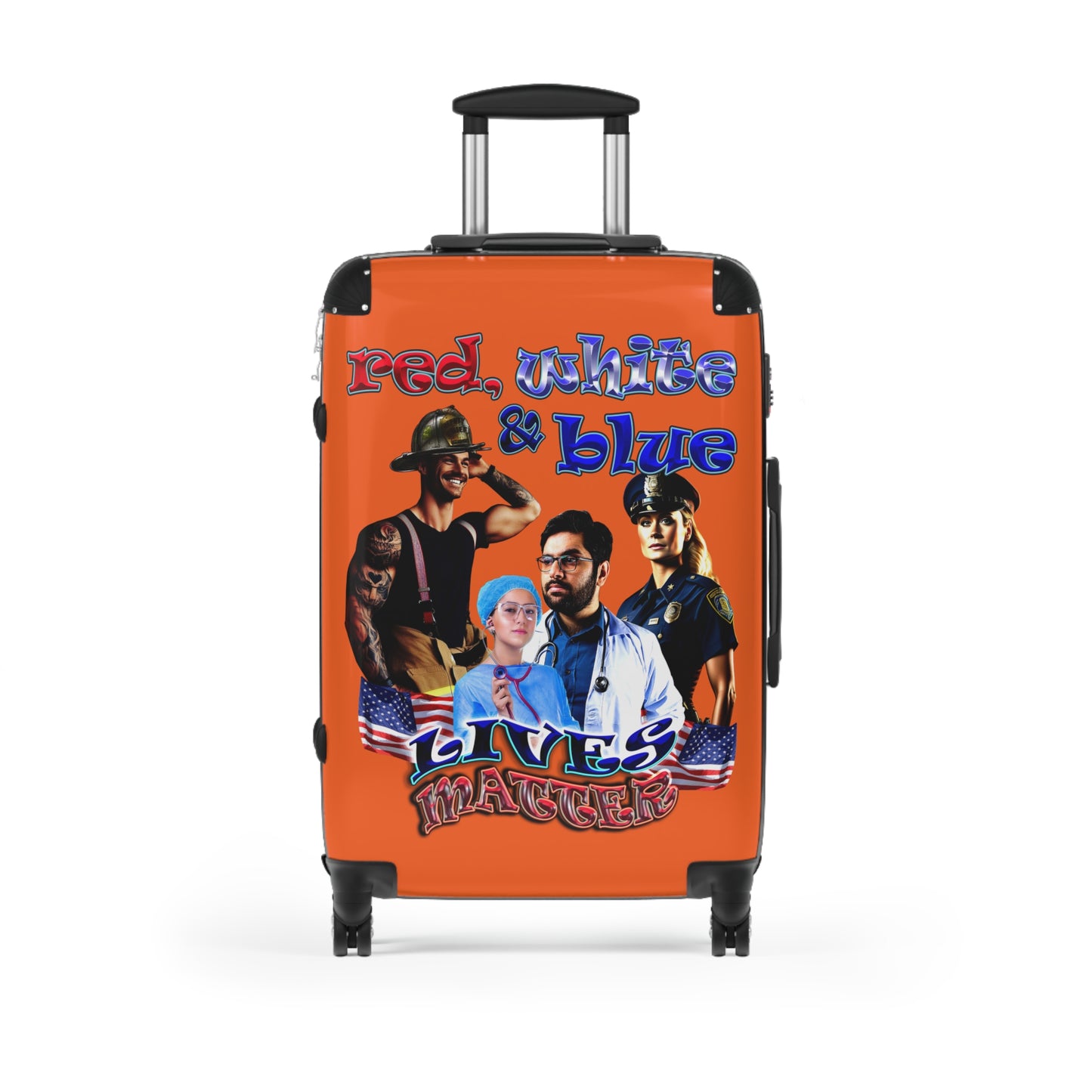 rw&b lives matter - Suitcase (orange)