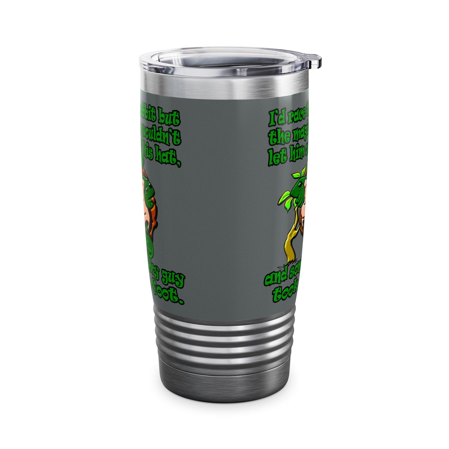 turtle race - Ringneck Tumbler, 20oz (dark grey)