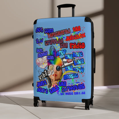 drop the beat - Suitcase (light blue)