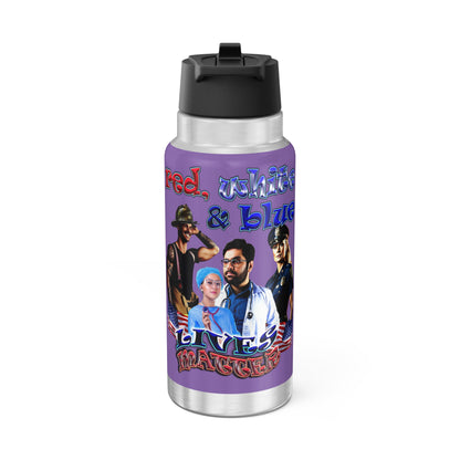 rw&b lives matter - Gator Tumbler, 32oz (light purple)