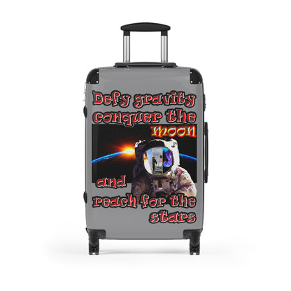defy conquer reach - Suitcase (grey)