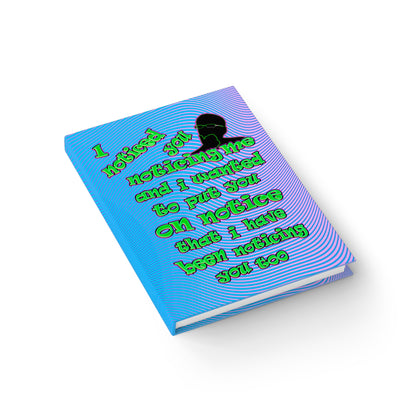 noticed you noticing - journal-blank (light blue-purple wave)