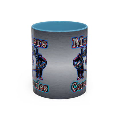 em cee squared - Accent Mug (brushed nickel)