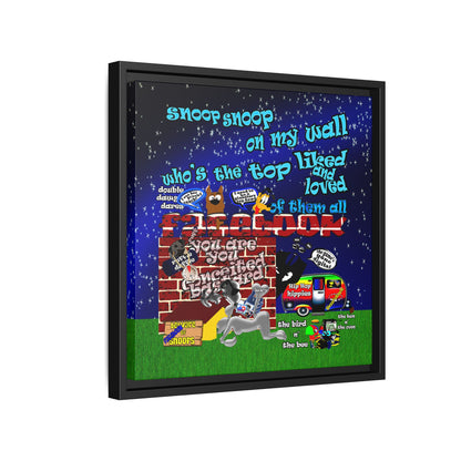 snoops - framed canvas art