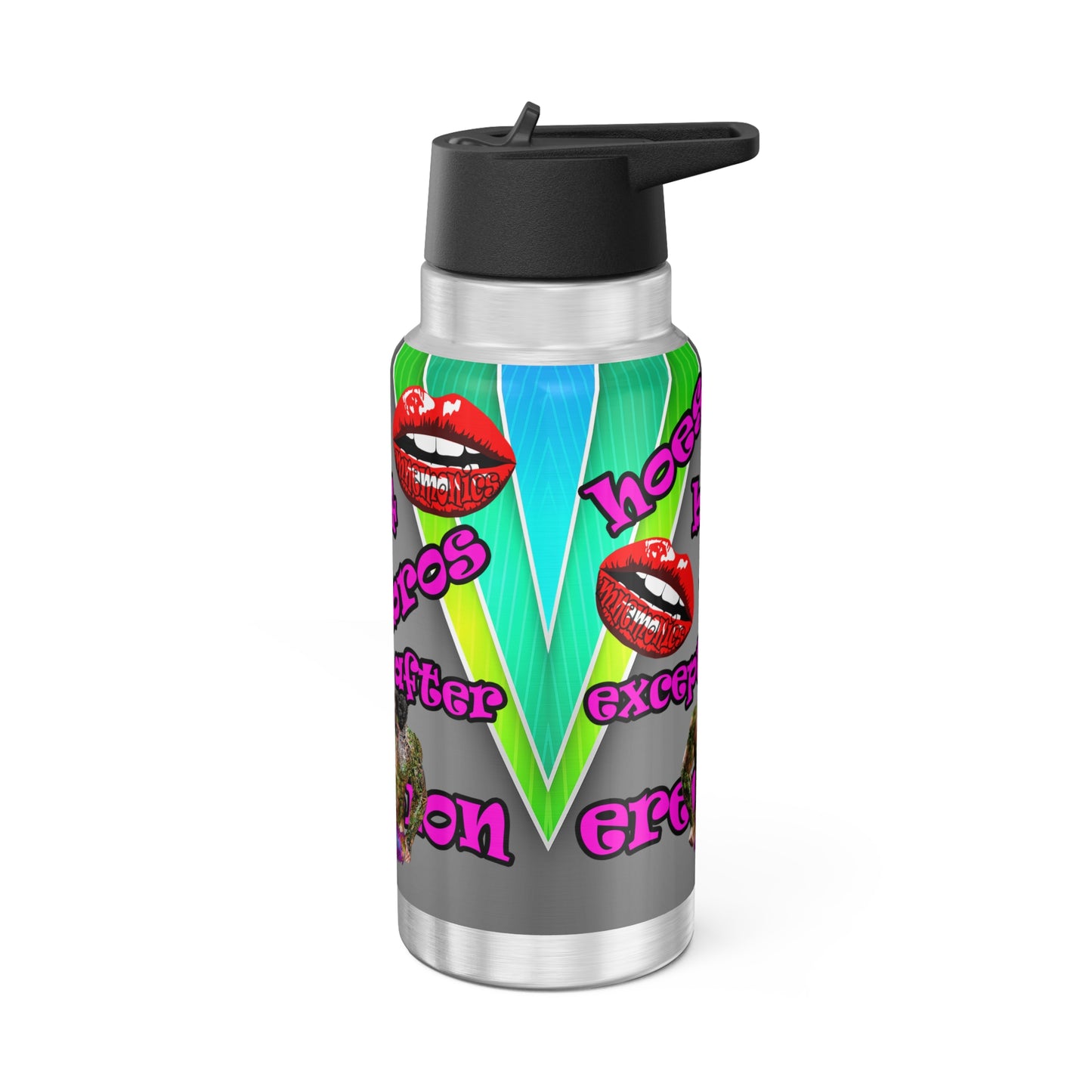 hoes b4 bros - Gator Tumbler, 32oz  (rainbow split)