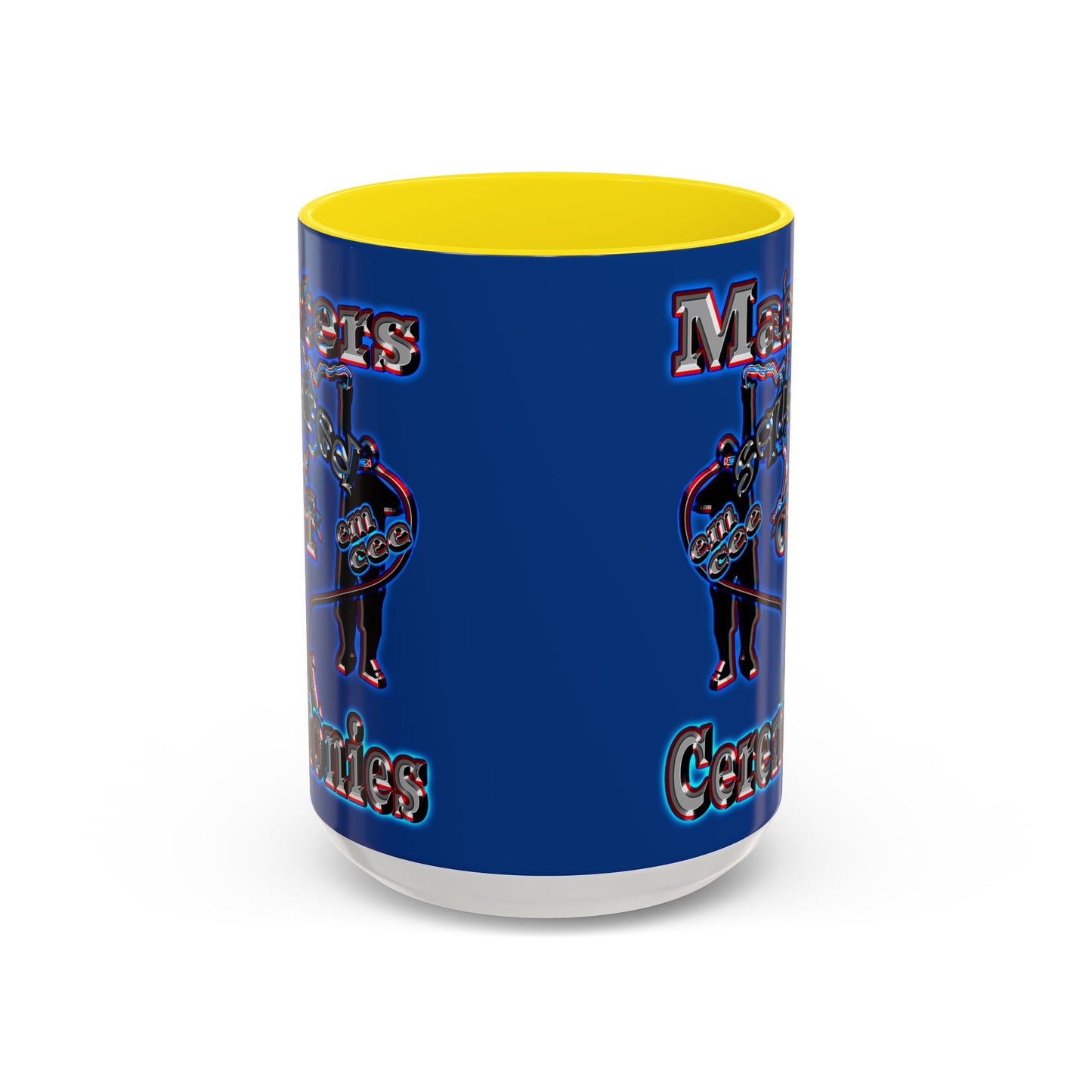 em cee squared - Accent Mug (dark blue)